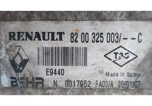 Інтеркулер Renault Megane 2, Scenic 2, 1.9 DCi, 2.0 DCi, 8200325003 *