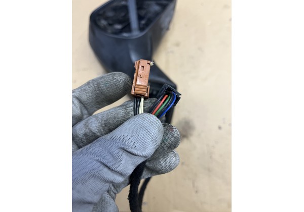 Дзеркало праве Peugeot 207, 06-12, 5+4 контактів, 8149ZH, 96806501XT