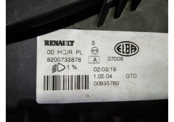 Фара передня ліва Renault Sandero, 07-13, 8200733878