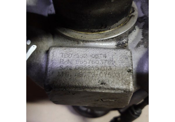 Турбіна Peugeot 207, 307, 308, Expert II, Partner, Citroen C3, C4, Jumpy II, Berlingo, 1.6 HDi, 9657603780 *