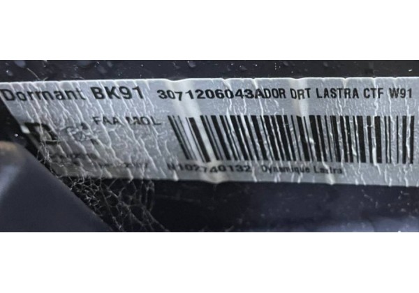 Боковина спинки заднього сидіння права Renault Laguna 3, SW, 3071205043 A, N 102740132