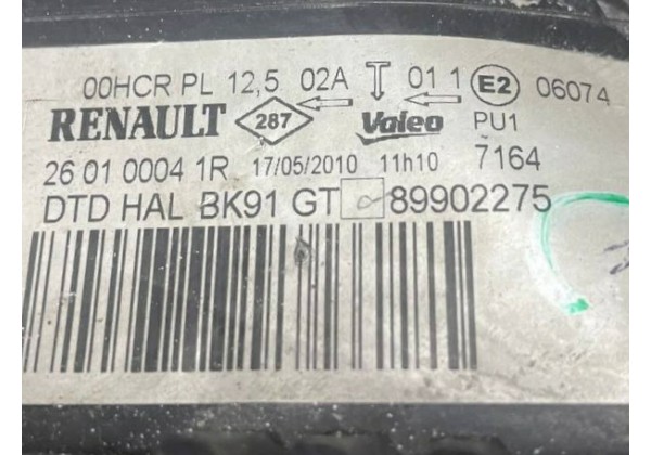 Фара передня права Renault Laguna 3, 260100041R, 89902275