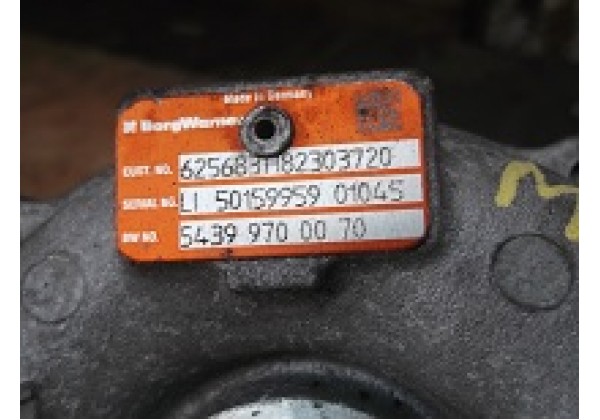 Турбіна Renault Megane III, Scenic III, Clio III, Modus, Kangoo II 1.5 dci, 625683H82303720, 54399700070 *